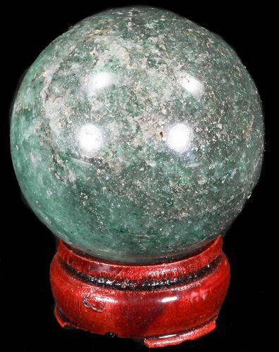 Aventurine (Green Quartz) Sphere - Glimmering #32134